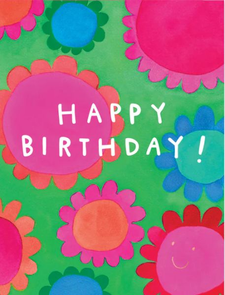 E FRANCES CARD FLOWER POWER