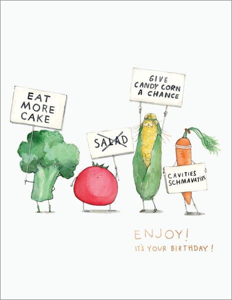 E FRANCES CARD VEGGIE STRIKE