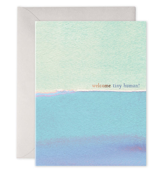 E FRANCES CARD WELCOME TINY HUMAN