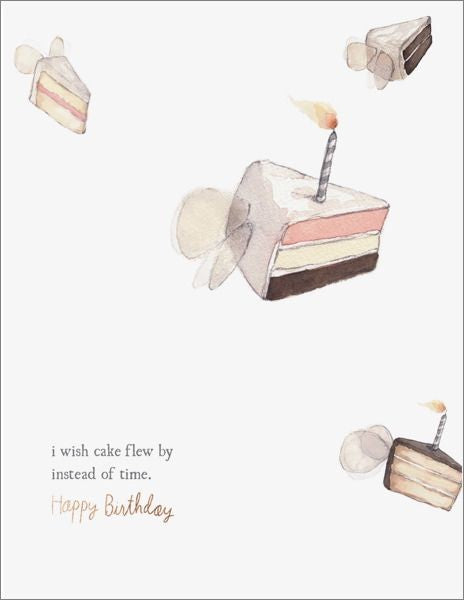 E FRANCES CARD FLYING CAKE