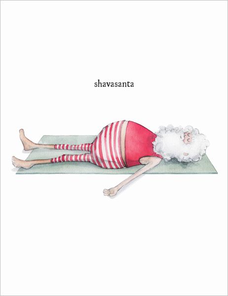 E FRANCES CARD YOGA SANTA