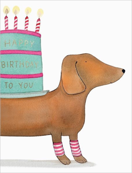 E FRANCES CARD SLINKY DOG BIRTHDAY