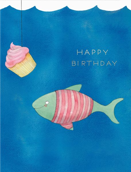 E FRANCES CARD CUPCAKE BAIT