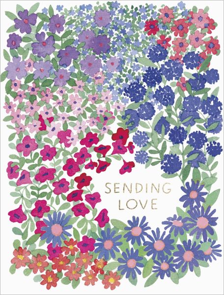 E FRANCES CARD GARDEN OF LOVE