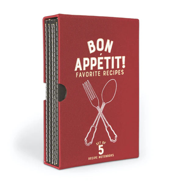 DESIGNWORKS INK BON APETIT TRAVEL NOTEBOOK SET