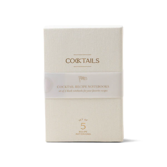 DESIGNWORKS INK RECIPE BOX SET COCKTAILS