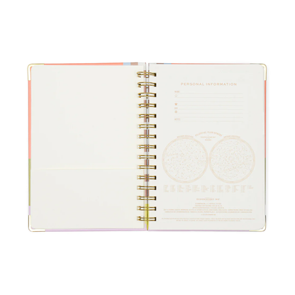 DESIGNWORKS INK UNDATED 13 MO PERPETUAL PLANNER GEO CHECKS