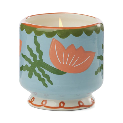 PADDYWAX ADOPO FLOWER CERAMIC CANDLE CACTUS FLOWER