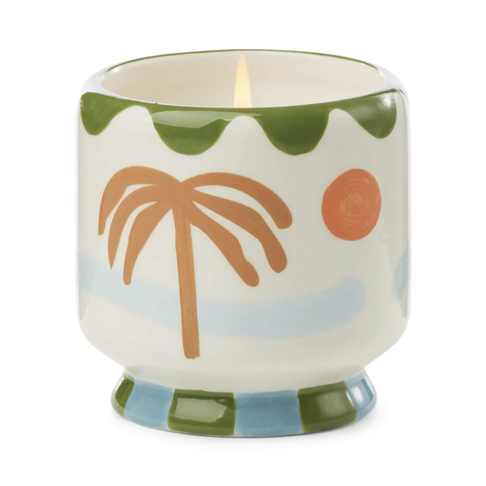 PADDYWAX ADOPO PALM TREE CERAMIC CANDLE LUSH PALMS