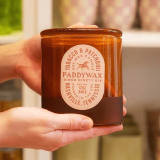 PADDYWAX VISTA CANDLE 340G TOBACCO & PATCHOULI