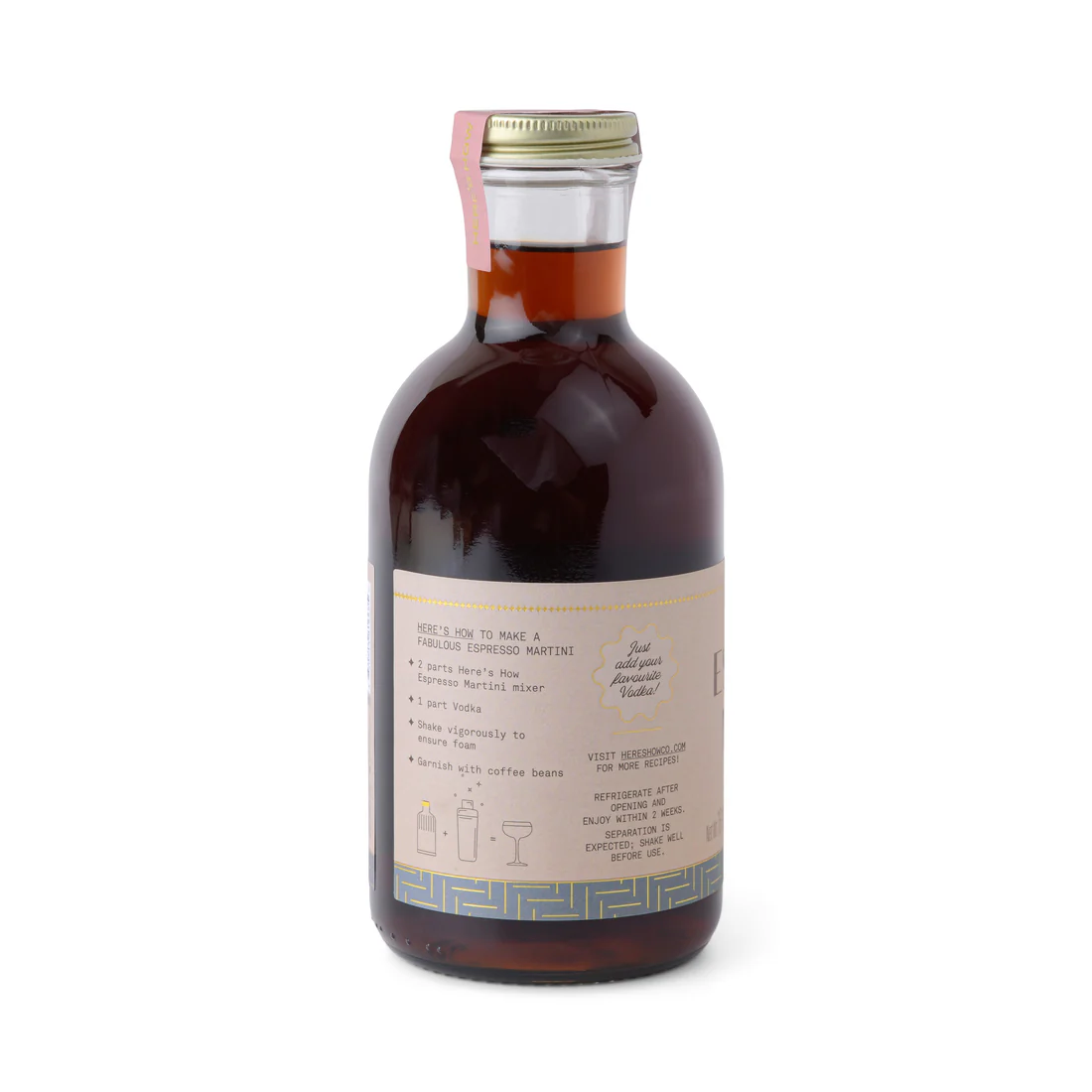 HERE'S HOW COCKTAIL MIXER ESPRESSO MARTINI