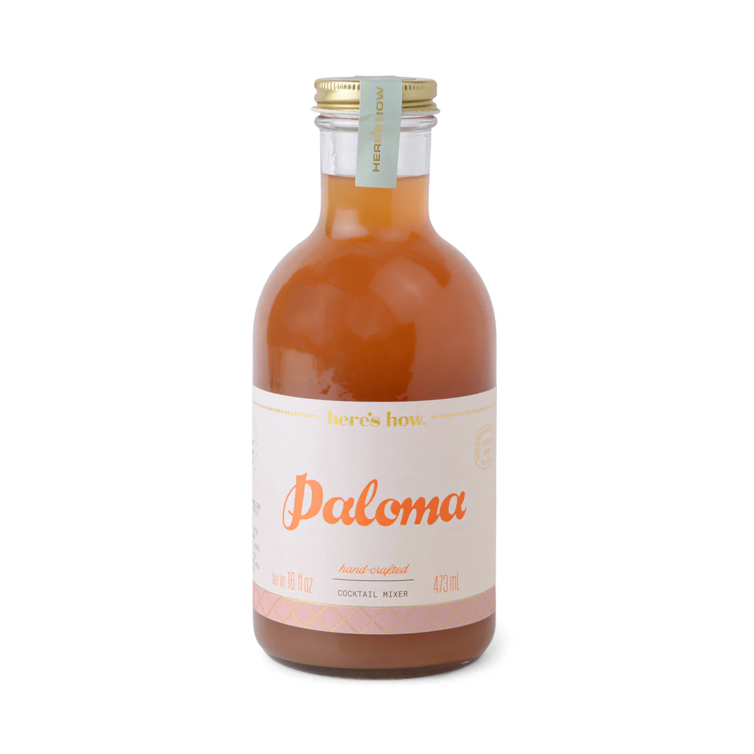 HERE'S HOW COCKTAIL MIXER PALOMA 