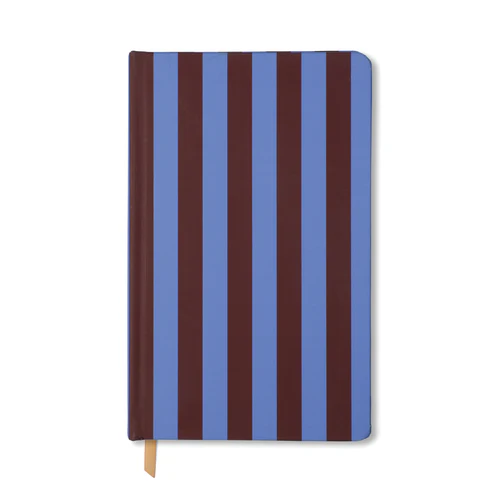 DESIGNWORKS INK SOFT TOUCH JOURNAL - PUPRLE NUTMEG STRIPE