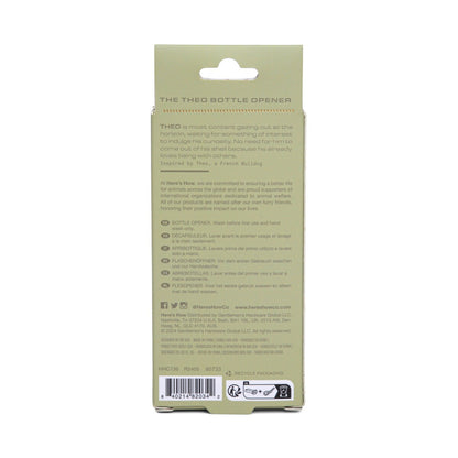 HERE'S HOW THE THEO SHELL BOTTLE OPENER