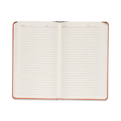 DESIGNWORKS INK CLOTH COLOURED JOURNAL - TERACOTTA SUN