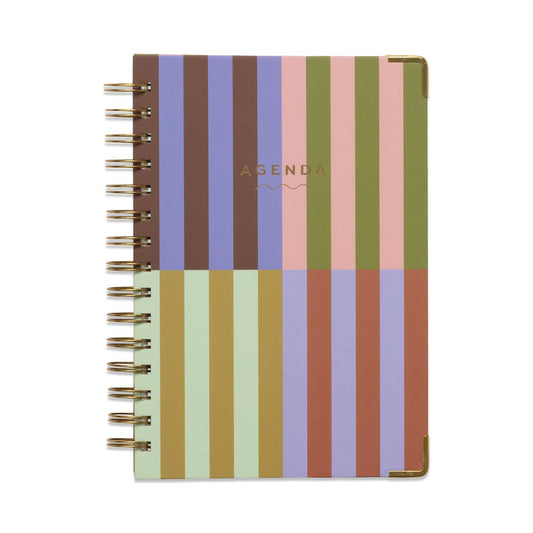 DESIGNWORKS INK 13 MONTH PERPETUAL PLANNER - BOLD STRIPE