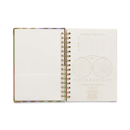 DESIGNWORKS INK 13 MONTH PERPETUAL PLANNER - BOLD STRIPE