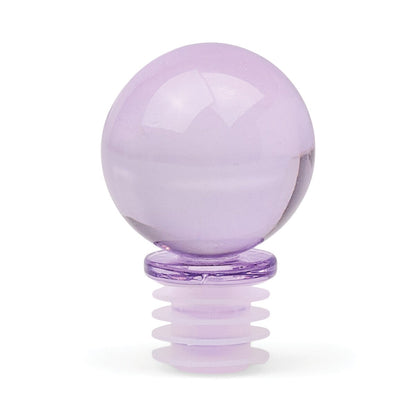 HERE'S HOW THE MOONY GLASS BOTTLE STOPPER - LILAC