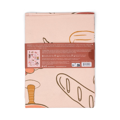 HERE'S HOW THE EMMY TEA TOWEL - WINE