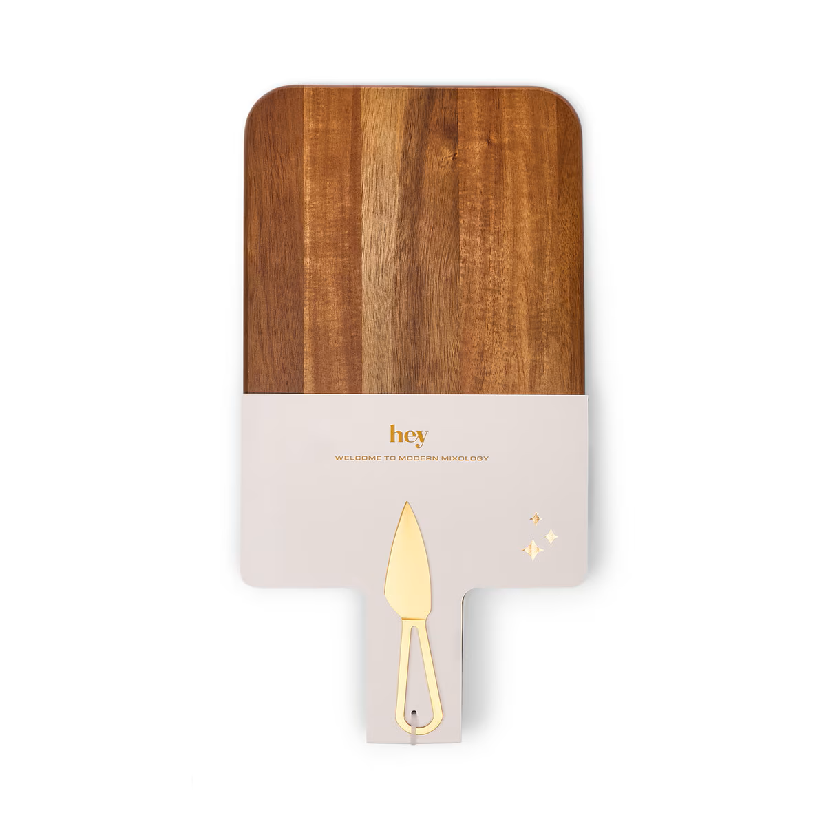 HERE'S HOW THE GARTH CHEESE BOARD & KNIFE SET
