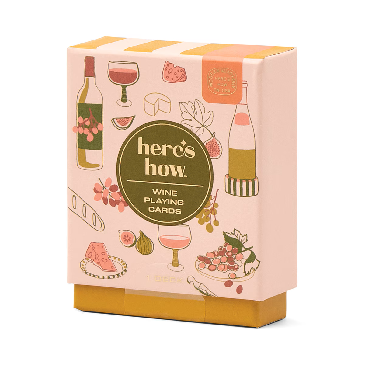 HERE'S HOW WINE PLAYING CARDS