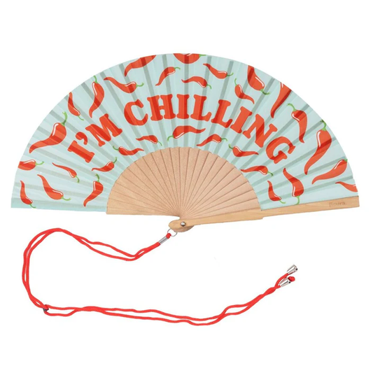 HAND FAN 'I'M CHILLING' MINT