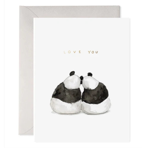 E FRANCES CARD PANDA PAIR