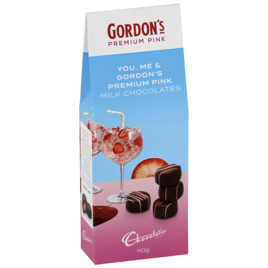 CHOCOLATIER GORDON'S PINK GIN CHOC LIQUER TRUFFLES 110G