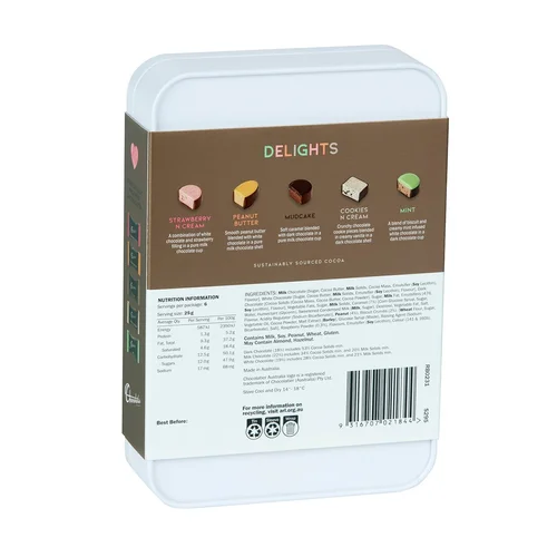 CHOCOLATIER DELIGHTS ASSORTMENT TIN 150G