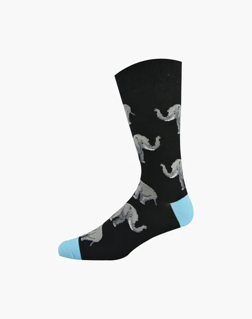 BAMBOOZLD SOCKS ELEPHANT SIZE 11-14