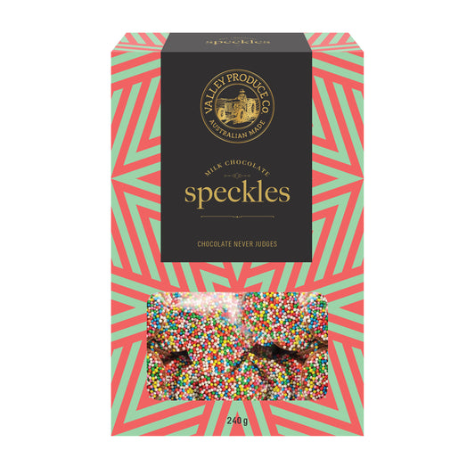 VALLEY PRODUCE MILK CHOCOLATE SPECKLES