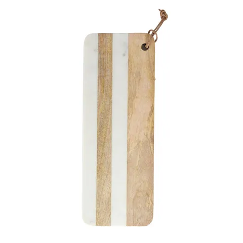 MIRA RECTANGLE MARBLE WOOD BOARD