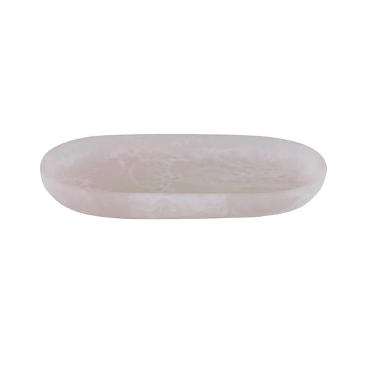 KIP RESIN OVAL TRAY NUDE