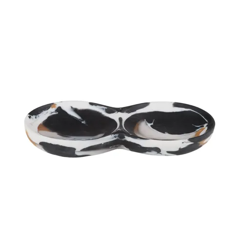 NOIR RESIN DOUBLE BOWL BLACK