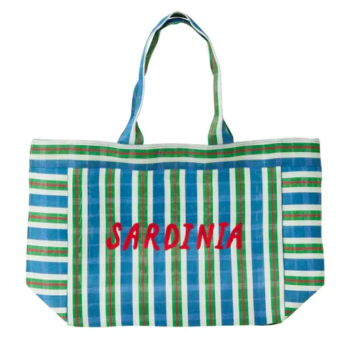 RECYCLED LARGE TOTE SARDINIA