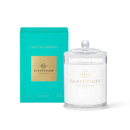 GLASSHOUSE CANDLE LOST IN AMALFI 380G