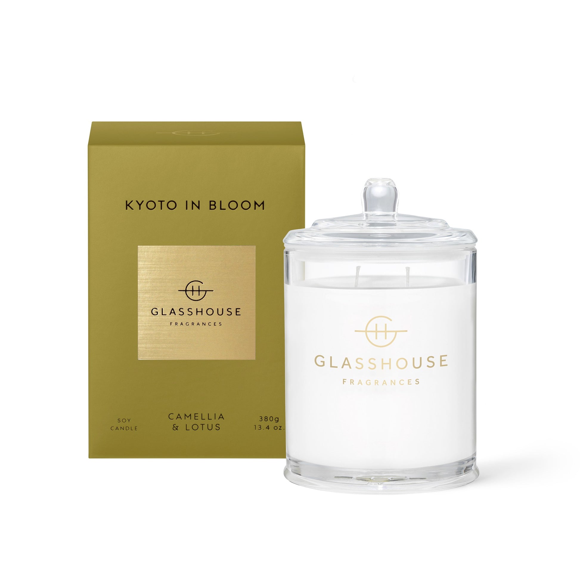 GLASSHOUSE CANDLE KYOTO IN BLOOM 380G