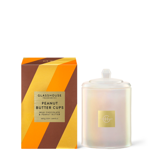 GLASSHOUSE CANDLE PEANUT BUTTER CUPS 380G