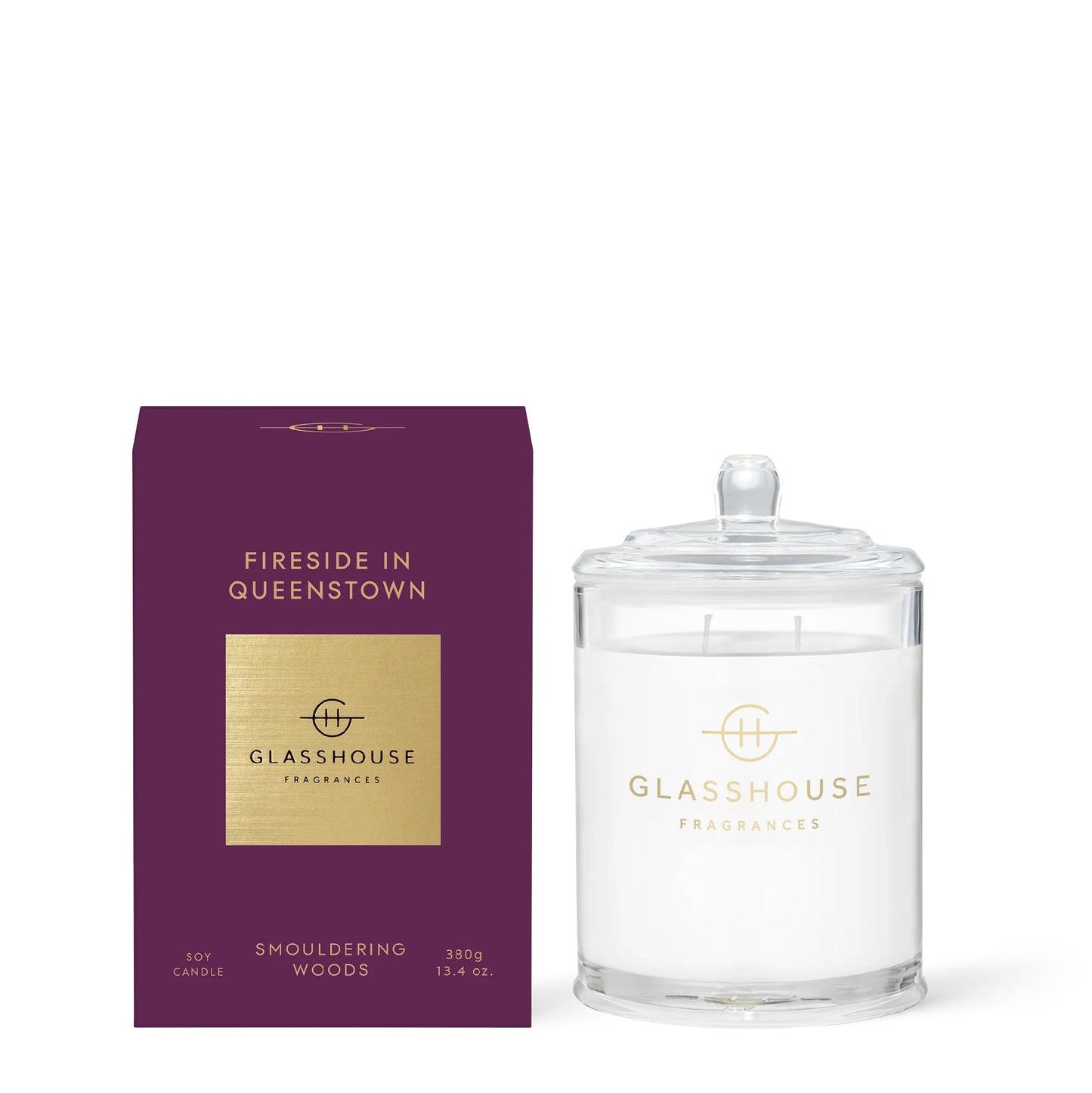 GLASSHOUSE CANDLE FIRESIDE IN QUEENSTOWN 380G