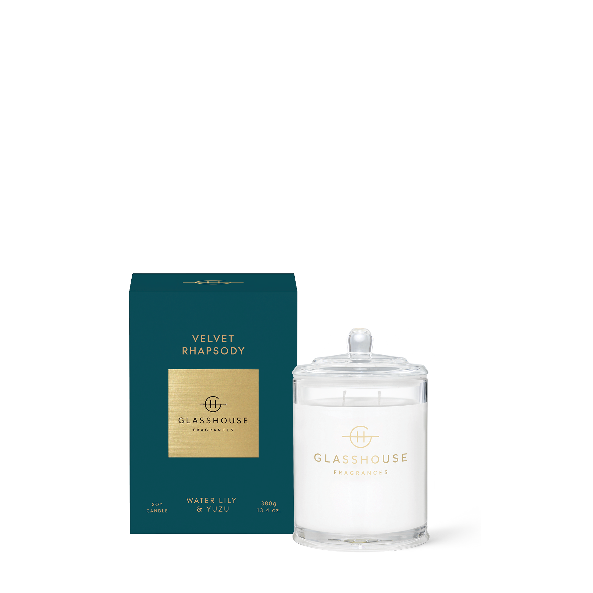GLASSHOUSE CANDLE VELVET RHAPSODY 380G