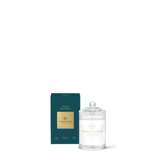 GLASSHOUSE MINI CANDLE VELVET RHAPSODY 60G