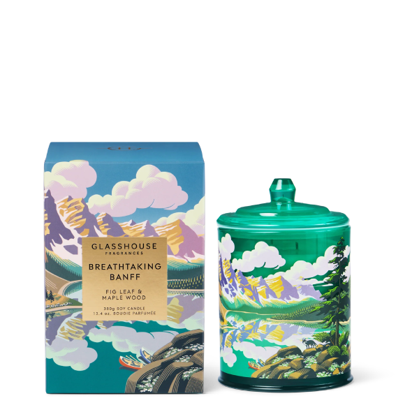 GLASSHOUSE CANDLE BREATHTAKING BANFF 380G