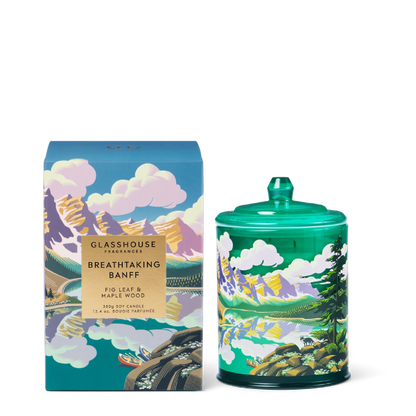 GLASSHOUSE CANDLE BREATHTAKING BANFF 380G