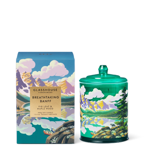 GLASSHOUSE CANDLE BREATHTAKING BANFF 380G