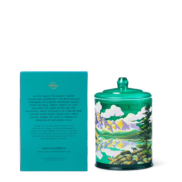GLASSHOUSE CANDLE BREATHTAKING BANFF 380G