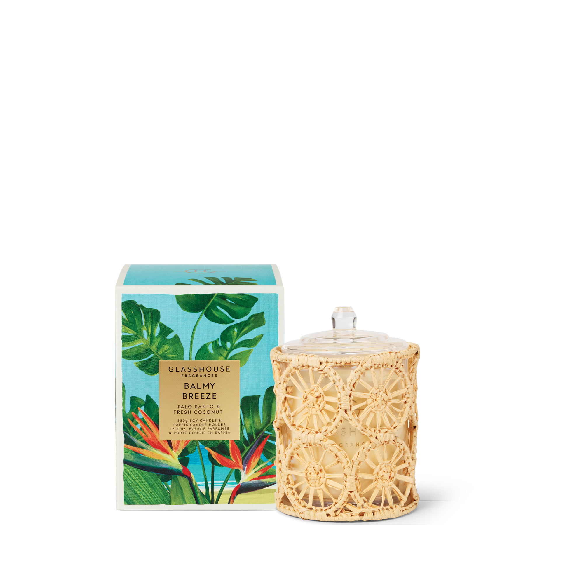 GLASSHOUSE CANDLE BALMY BREEZE