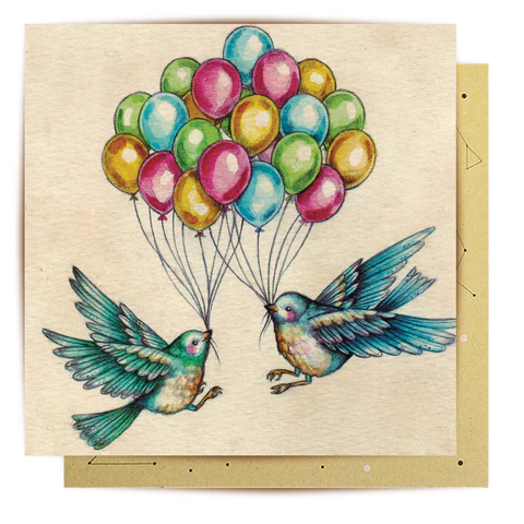LALA CARD BIRTHDAY BIRD