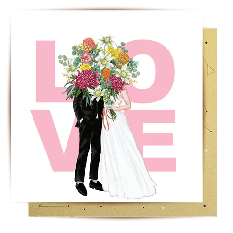 LALA CARD WEDDING LOVE