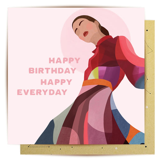 LALA CARD LET'S CELEBRATE GIRL