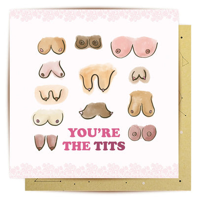 LALA CARD YOU ARE THE TITS